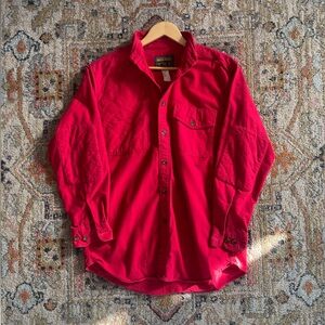 Woolrich Red Casual Button Down Shirt